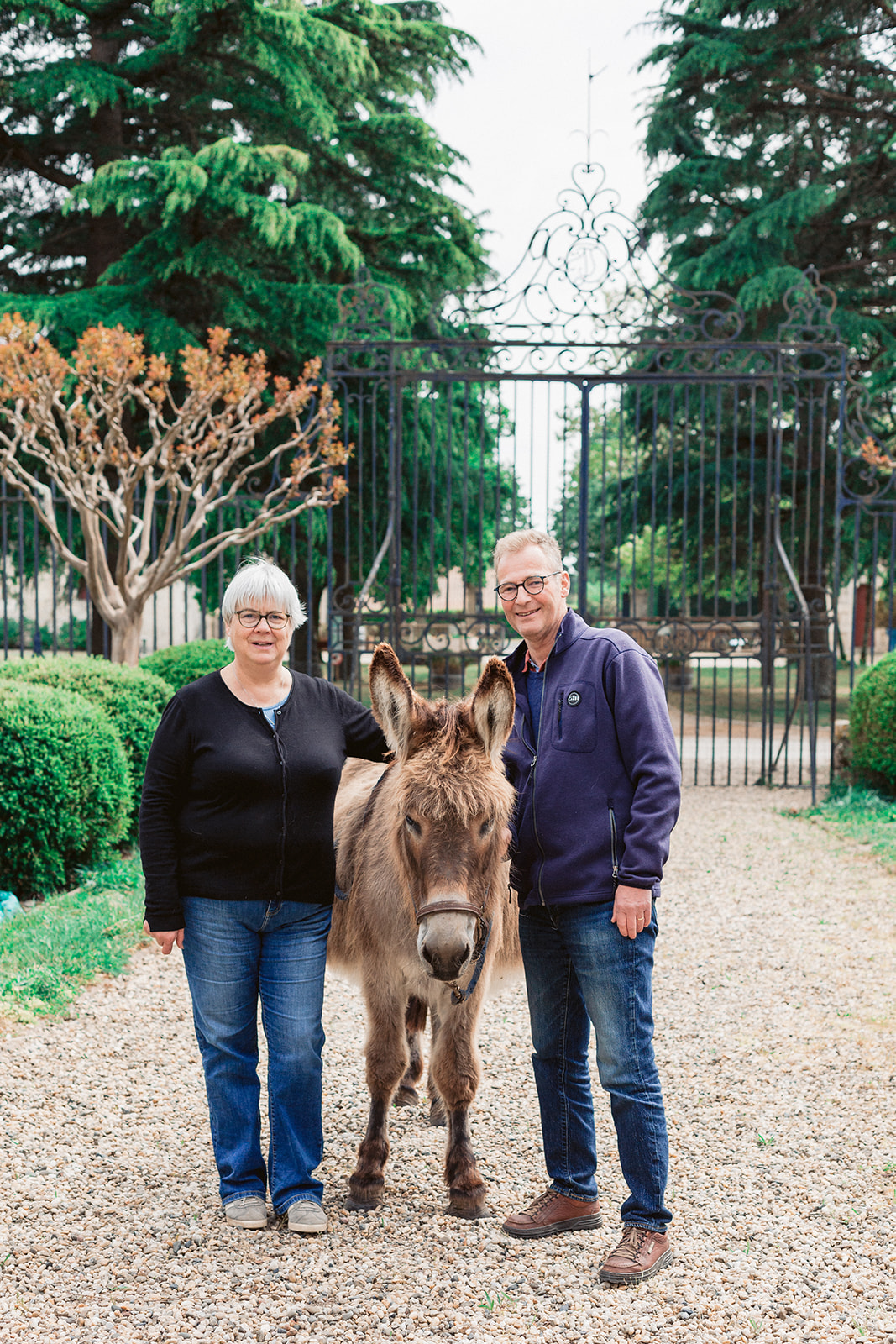 Franoise, Nicolas et Mirabel - Propriétaires Château Saint Ahon